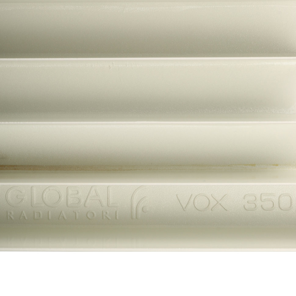 Global VOX- R 350 10 секций радиатор алюминиевый белый боковое подключение