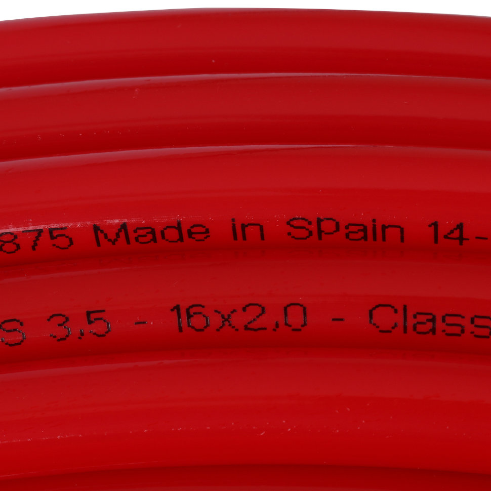 STOUT 16х2,0 (бухта 100 метров) PEX-a труба из сшитого полиэтилена с кислородным слоем, красная