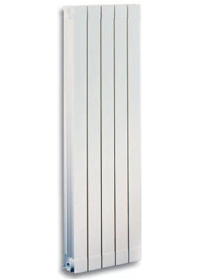 Global Oscar 1800 4 секции радиатор алюминиевый белый боковое подключение