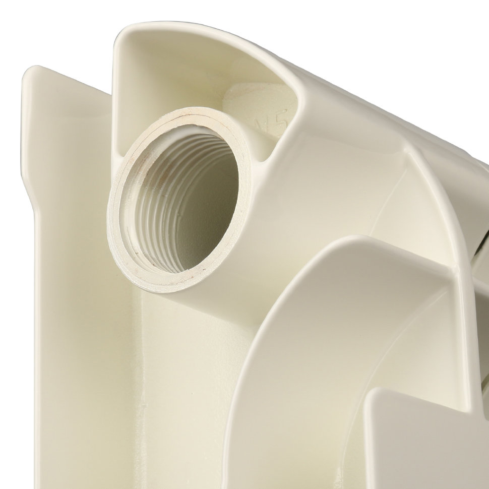 Global STYLE PLUS 500 6 секций радиатор биметаллический белый боковое подключение
