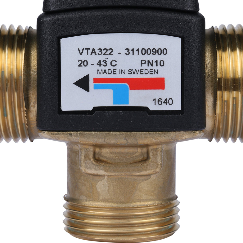 Esbe Клапан термостатический смесительный VTA322 20-43C нар 1, KVS 1,6