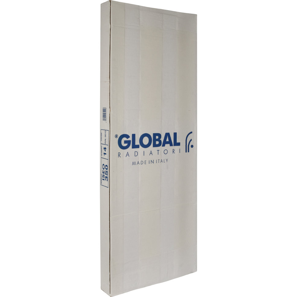 Global ISEO 350 14 секций радиатор алюминиевый белый боковое подключение