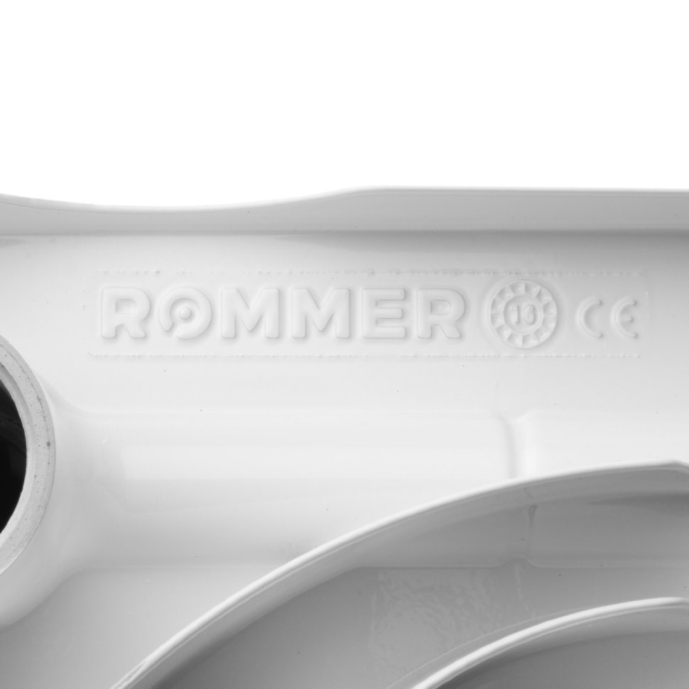 ROMMER Optima BM 500 10 секций радиатор биметаллический белый боковое подключение