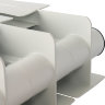Global STYLE PLUS 500 4 секции радиатор биметаллический белый боковое подключение