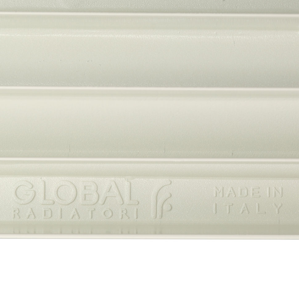 Global ISEO 350 10 секций радиатор алюминиевый белый боковое подключение