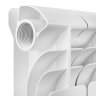 Global ISEO 500 12 секций радиатор алюминиевый белый боковое подключение