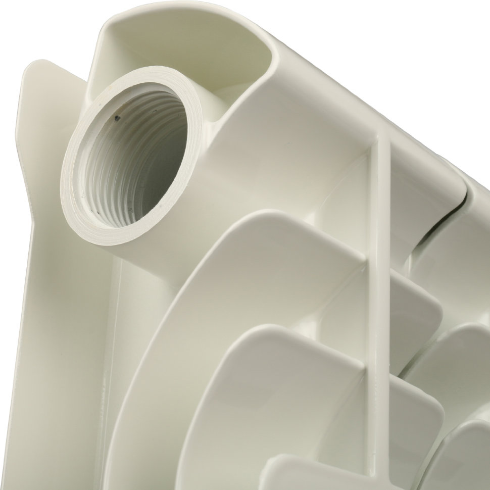 Global ISEO 350 6 секций радиатор алюминиевый белый боковое подключение