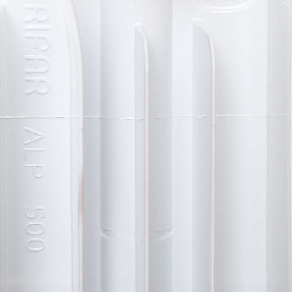 RIFAR Alp 500 10 секций радиатор биметаллический белый боковое подключение