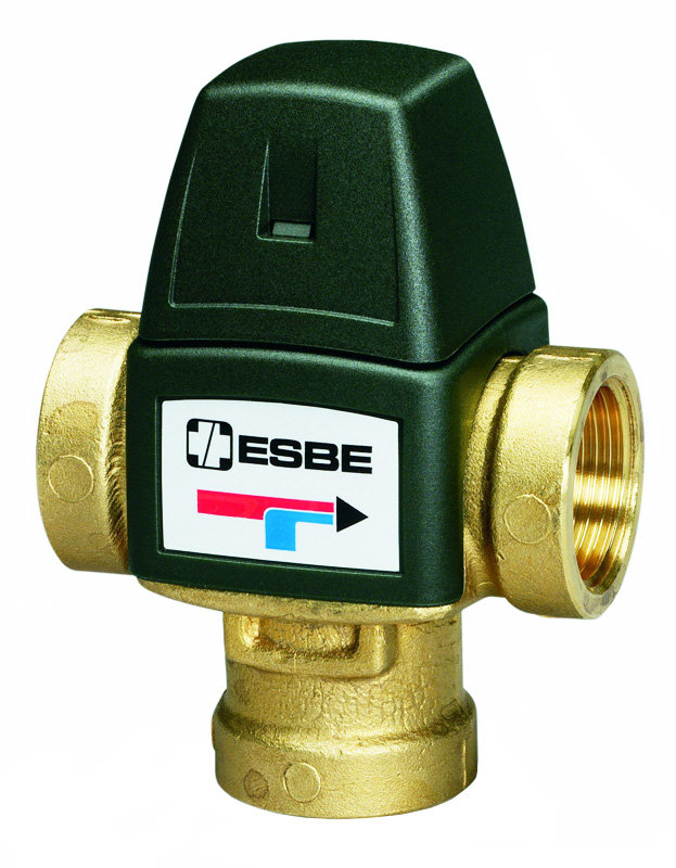 Esbe Клапан термостатический смесительный VTA321 35-60C вн.1/2, KVS 1,5