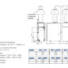 Baxi SLIM Baxi 1.400 iN котел газовый напольный с открытой камерой (ДОПОЛНИТЕЛЬНО выписать KIT CAPPA D.160 ( KHW71406881-))