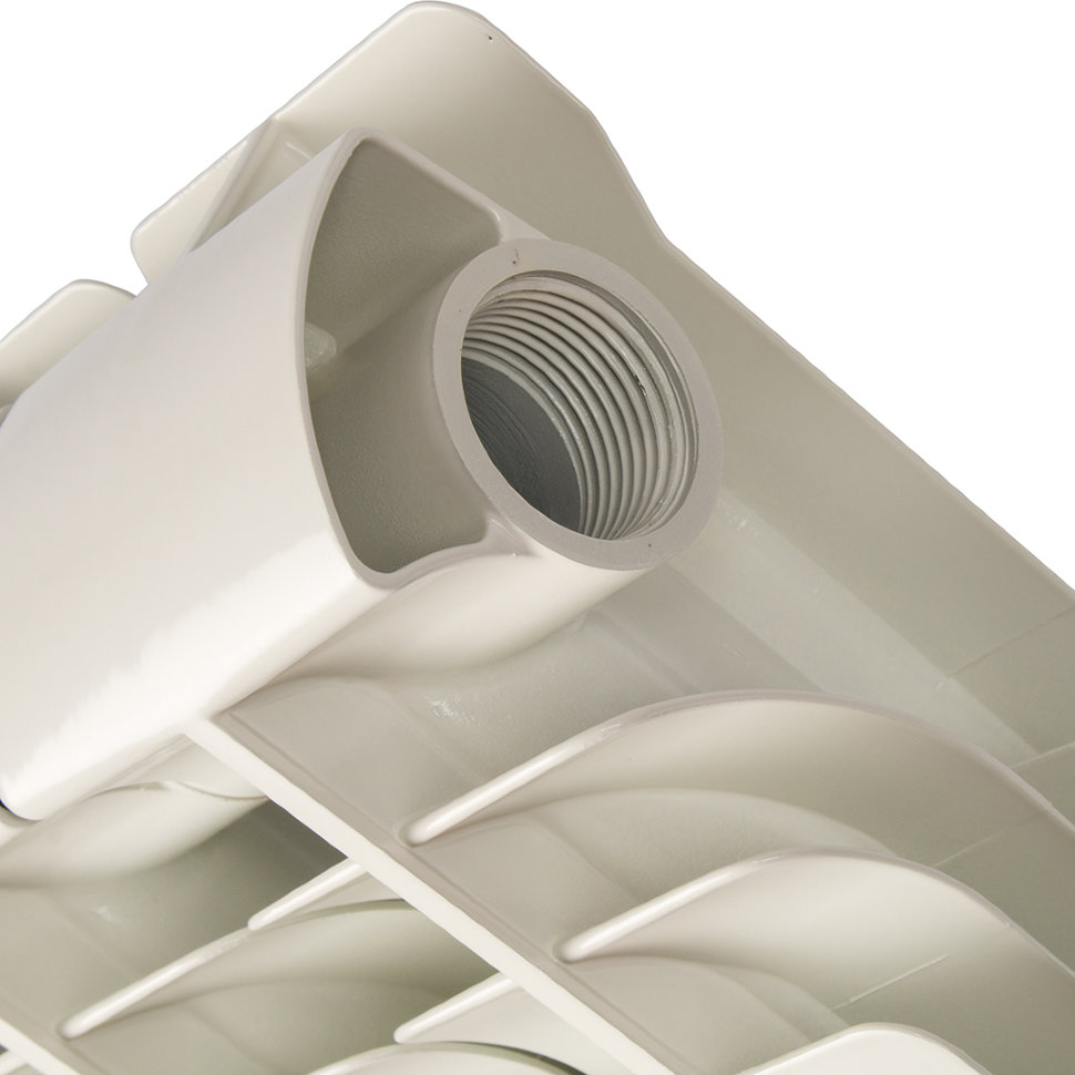 Global ISEO 500 6 секций радиатор алюминиевый белый боковое подключение